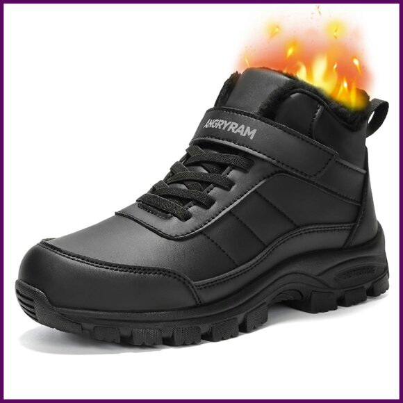 Women's Steel Toe Winter Work Shoes Non-Slip Insulated Sneakers